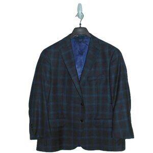 NWOT Men's 46 SHORT Hart Schaffner Marx Custom Tailored Wool Blazer Jacket